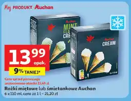 Auchan Lody o smaku miętowym Auchan oferta