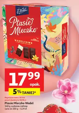 Auchan Czekoladki waniliowe E. wedel ptasie mleczko oferta
