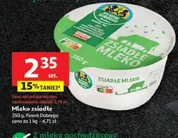 Auchan Mleko zsiadłe Auchan pewni dobrego oferta