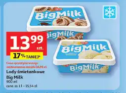 Auchan Lody czekolada Algida big milk oferta