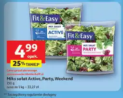 Auchan Mieszanka sałat weekend Fit & easy oferta