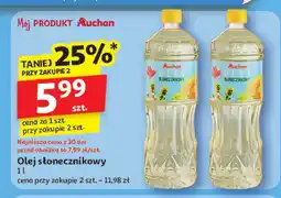 Auchan Olej słonecznikowy Auchan oferta
