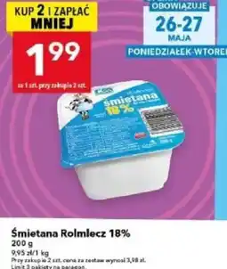 Lewiatan Smietana Rolmlecz 18% oferta