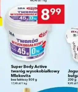 Lewiatan Twaróg wysokobiałkowy Super Body Active Mlekovita oferta