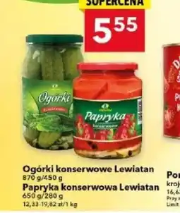 Lewiatan Ogórki konserwowe Lewiatan oferta