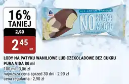 bi1 Lody na patyku waniliowe / czekoladowe pura vida oferta