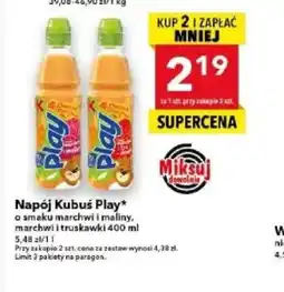 Lewiatan Napój Kubuś Play oferta