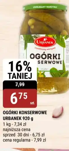 bi1 Ogórki konserwowe Urbanek oferta