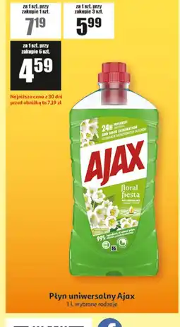 Auchan Płyn do mycia konwalie Ajax Floral Fiesta oferta