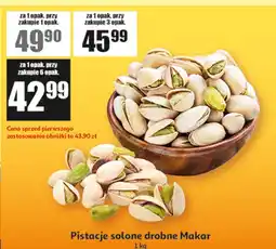 Auchan Pistacje solone Makar oferta
