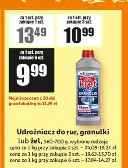 Auchan Granulki do udrożniania rur Kret oferta