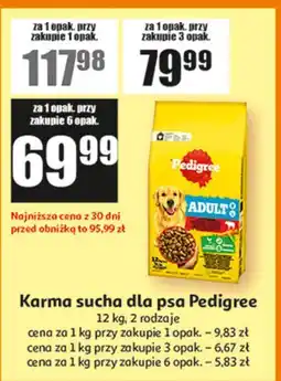 Auchan Karma dla psa wołowina Pedigree oferta