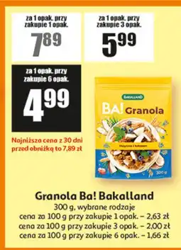 Auchan Granola klasyczna z kokosem Bakalland Ba! oferta
