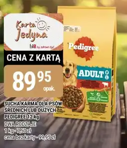 bi1 Sucha karma dla psów średnich lub dużych Pedigree oferta