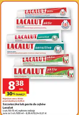 Auchan Pasta do zębów herbal Lacalut Aktiv oferta