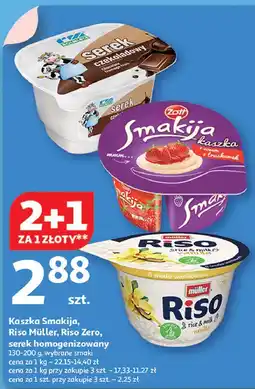 Auchan Kaszka z sosem truskawek Smakija oferta