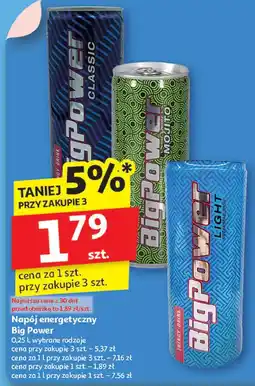 Auchan Napój energetyczny light Big Power oferta