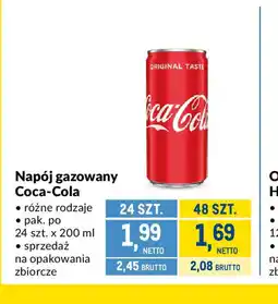 Makro Napój gazowany Coca-Cola oferta