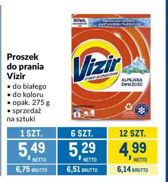Makro Proszek do prania Vizir oferta