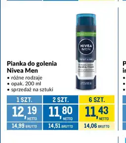 Makro Pianka do golenia Nivea Men oferta