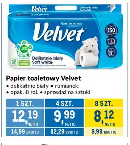 Makro Papier toaletowy Velvet oferta