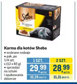 Makro Karma dla kotów Sheba oferta