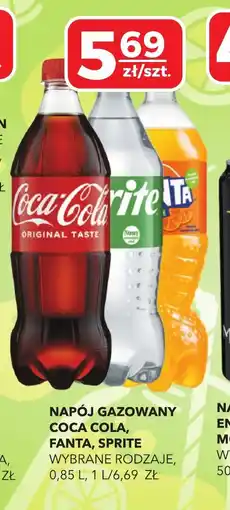 Top Market Napój gazowany Coca Cola, Fanta, Sprite oferta