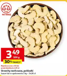 Auchan Orzechy nerkowca, połówki oferta