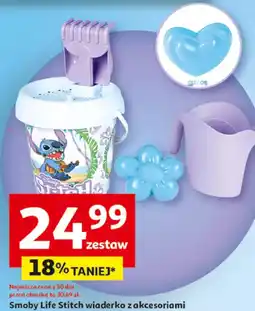 Auchan Smoby Life Stitch wiaderko z akcesoriami oferta