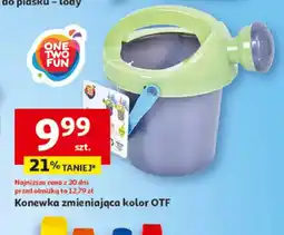 Auchan Konewka zmieniająca kolor OTF oferta