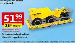 Auchan Zestaw auto budowlane z lawetą i spychaczem oferta