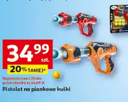 Auchan Pistolet na piankowe kulki oferta