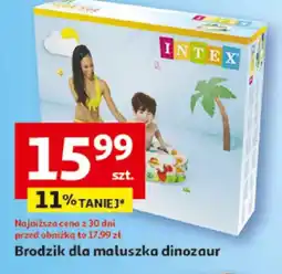 Auchan Brodzik dla maluszka dinozaur Intex oferta
