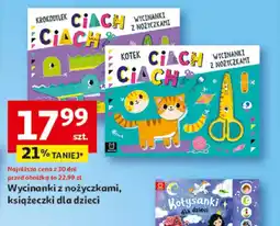Auchan Wycinanki z nożyczkami, książeczki dla dzieci oferta