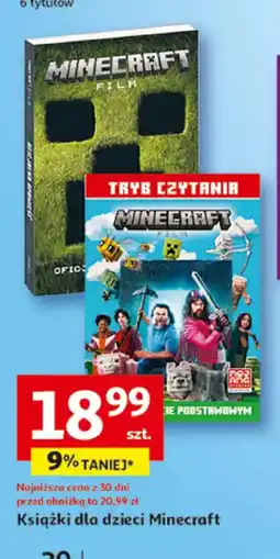 Auchan Książki dla dzieci Minecraft oferta