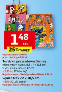 Auchan Torebka prezentowa Disney oferta