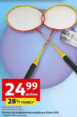 Auchan Zestaw do badmintona metalowy Vizari 102 oferta
