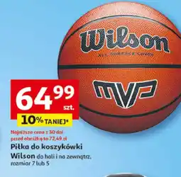 Auchan Piłka do koszykówki Wilson oferta