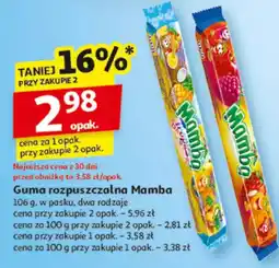 Auchan Guma rozpuszczalna Mamba oferta