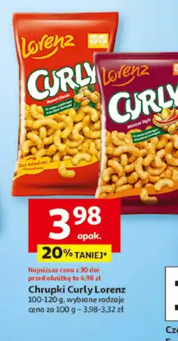 Auchan Chrupki Curly Lorenz oferta