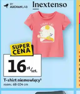 Auchan T-shirt niemowlęcy Inextenso oferta