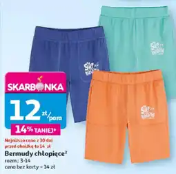 Auchan Bermudy chłopięce oferta