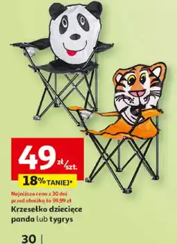 Auchan Krzesełko dziecięce oferta