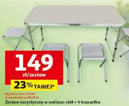 Auchan Zestaw turystyczny w walizce oferta