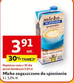 Auchan Mleko zagęszczone do spieniania Gostyńskie oferta