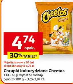 Auchan Chrupki kukurydziane Cheetos oferta