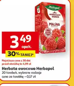 Auchan Herbata owocowa Herbapol oferta