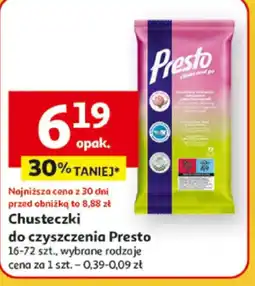 Auchan Chusteczki do czyszczenia Presto oferta