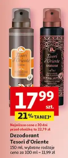 Auchan Antyperspirant hammam Tesori D'oriente oferta