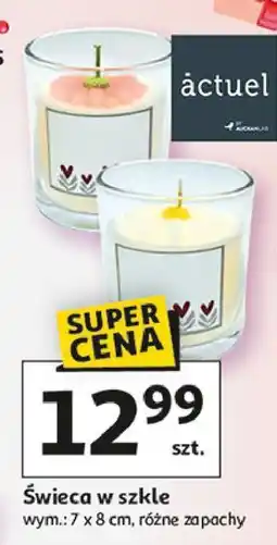 Auchan Świeca w szkle Actuel oferta